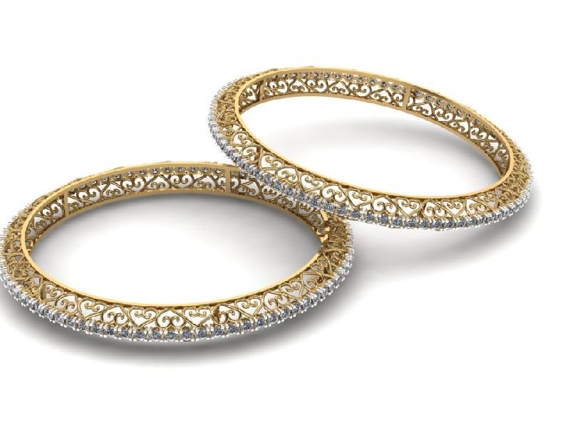 Gold Bangles 04