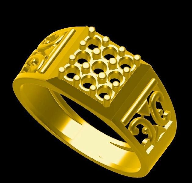 Mens Gold Ring 04