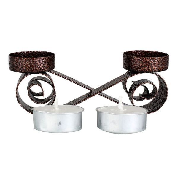 Light Bridge Type Wrought Iron Candle Stand