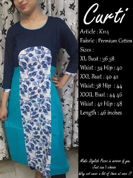 K114 Ladies Kurti