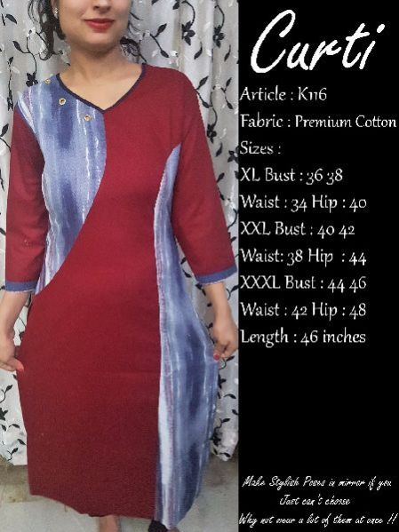 K116 Ladies Kurti