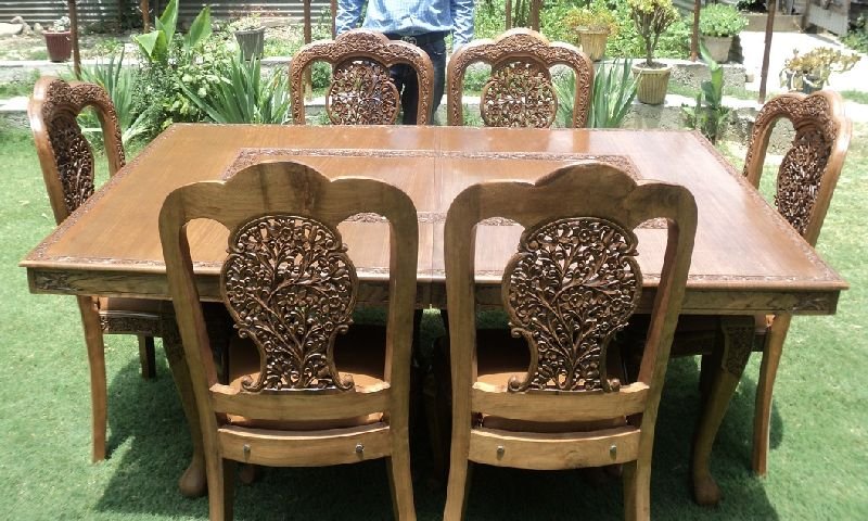 6 Seater Dining Table Set 01