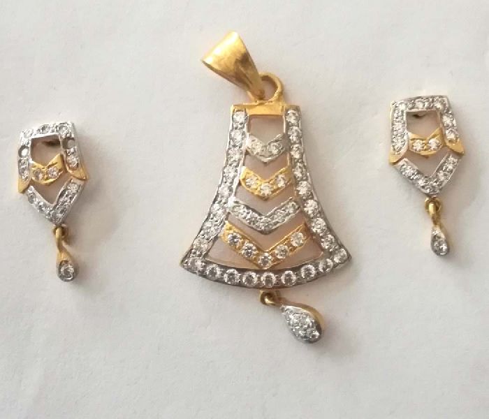 Gold Plated Pendant Set 01