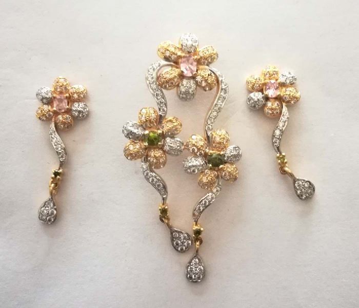 Gold Plated Pendant Set 10