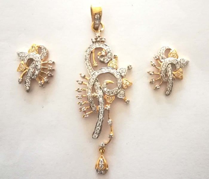 Gold Plated Pendant Set 12
