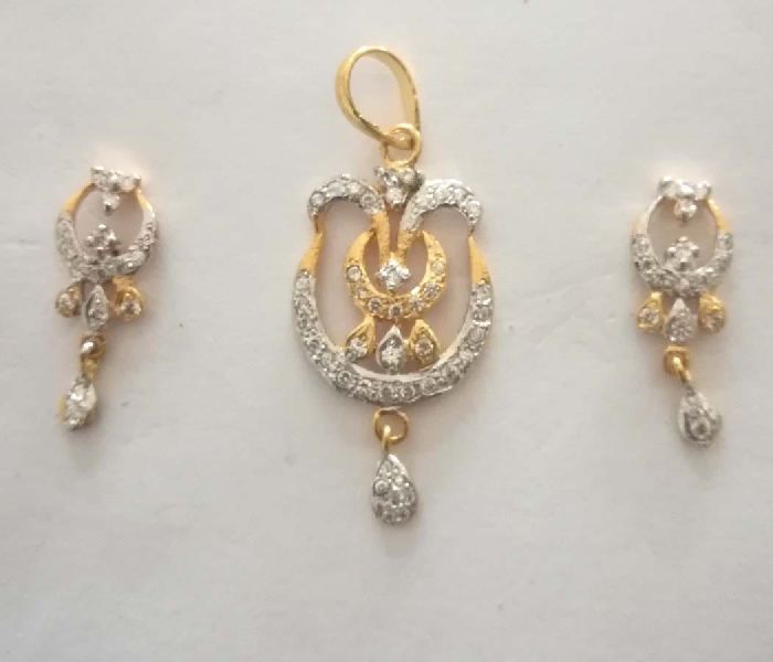 Gold Plated Pendant Set 14