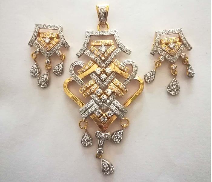 Gold Plated Pendant Set 19