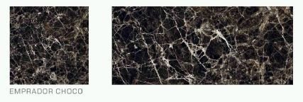 Emprador Choco 600 x 600mm High Gloss Finish  GVT and PGVT Floor Tile