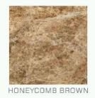 Honeycomb Brown 600 x 600mm High Gloss Finish  GVT and PGVT  Floor Tile