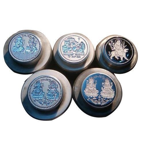 Silver Dull Polish Coin Die 02