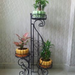 Wrought iron stand 05