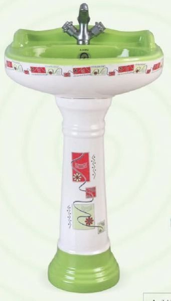 SD-01 Sticker Designer Pedestal Wash Basin