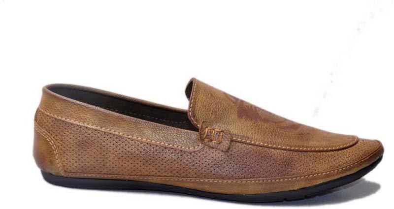Khaki Candey Loafer Shoes 01