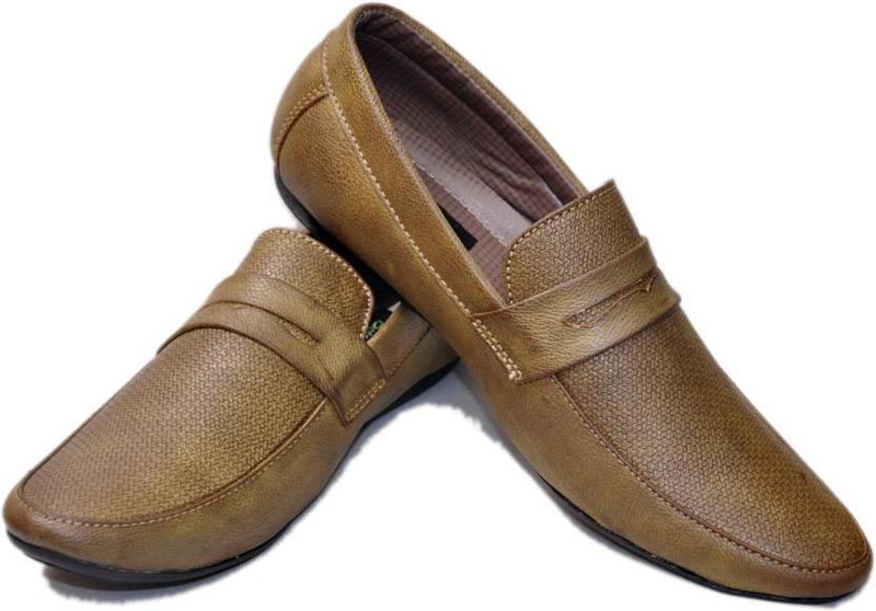 Khaki Candey Loafer Shoes 02