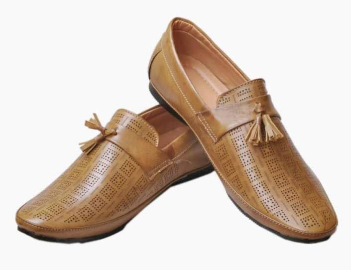 Tan Candey Loafer Shoes 01
