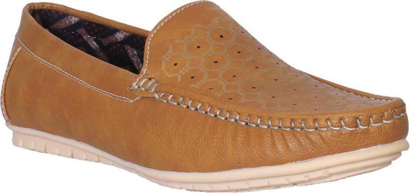 Tan Candey Loafer Shoes 02