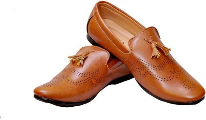 Tan Candey Loafer Shoes 06