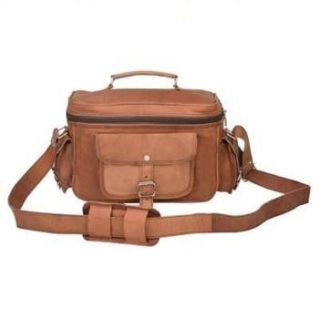 Vintage Brown Genuine Leather DSLR Camera Bag