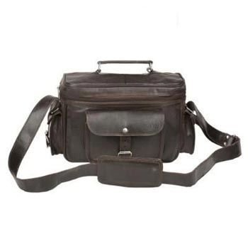 Vintage Brown Genuine Leather DSLR Camera Bag