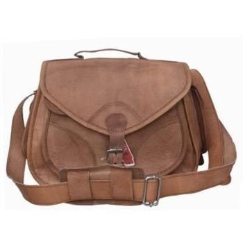 Vintage Brown Genuine Leather DSLR Camera Bag