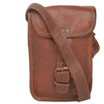 Vintage Brown Genuine Leather Regular Messenger Bag