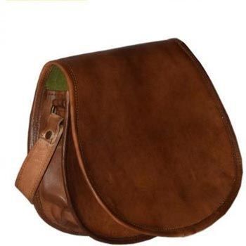 Vintage Brown Genuine Leather Regular Cross Body Bag