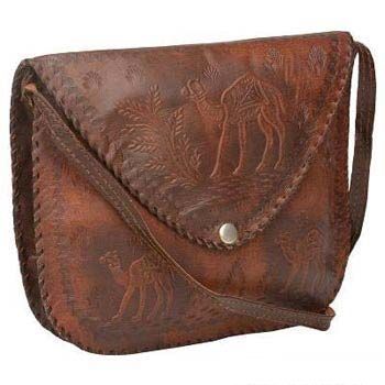 Vintage Brown Genuine Leather Regular Cross Body Bag