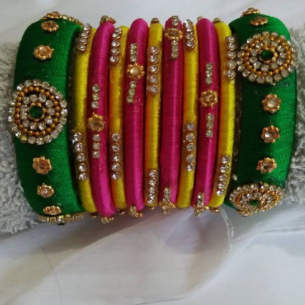 Silk Thread Bangles 01