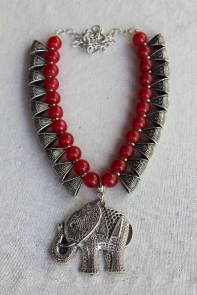 Antique Elephant Pendant 02