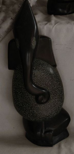Black Stone Ganesh Statue 08