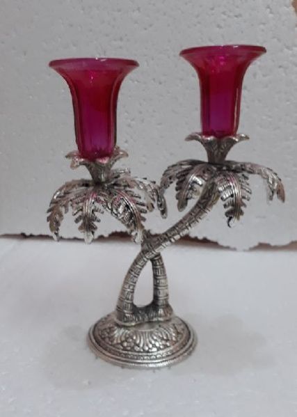 Glass Candle Stand 02