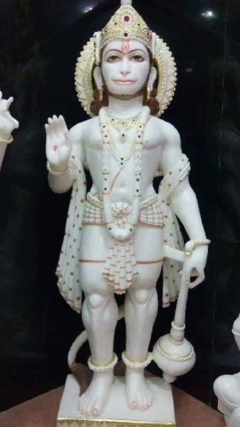 Marble Hanuman Statue 01