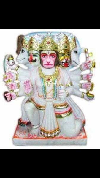 Marble Hanuman Statue 03