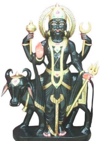 Marble Shani Dev Statue 01