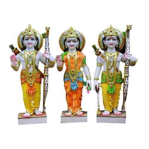 Marble Ram Darbar Statue 02