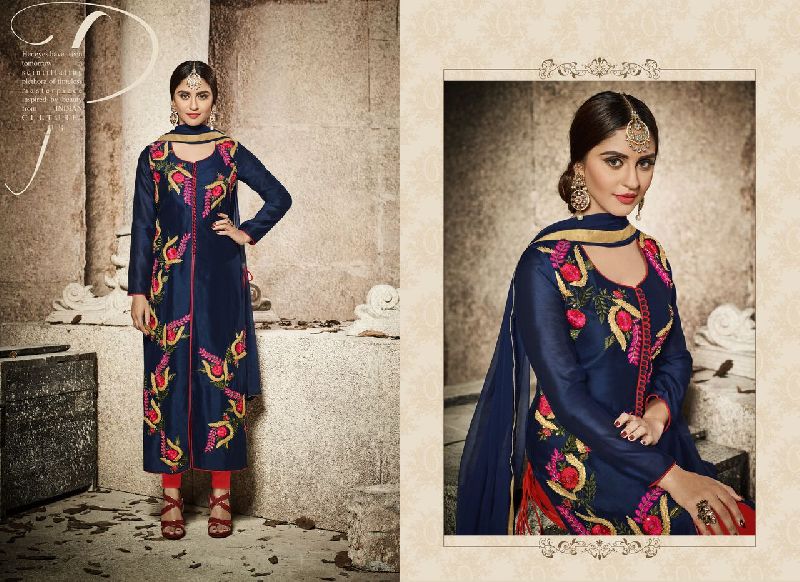 27686 Sukirti Semi Stitched Suit