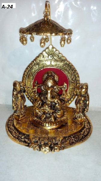 A-24 Metal Ganesh Statue