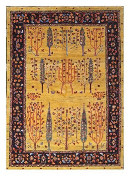Hand Knotted Lori Gabbeh Carpet 05