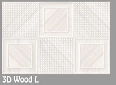 12x18 Glossy Series Wall Tiles (3D Wood L)