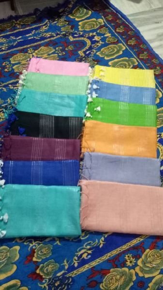 Linen Plain Saree 05