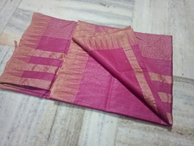 Semi Silk Saree With Blouse 11