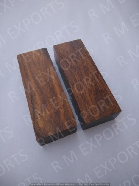 Stabilized Sheesham Wood Flat Knife Scales RM SW 06