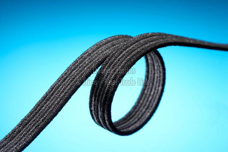 Black Braided Elastic