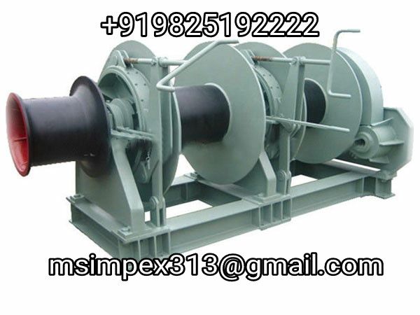 Double Drum Hydraulic Winch 01