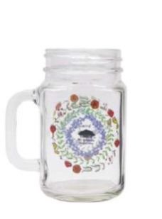 Glass Beverage Handle Jar 03