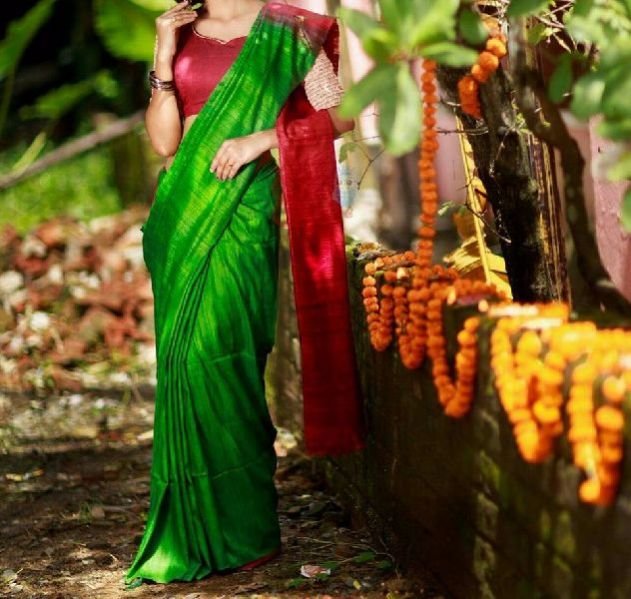 Desi Tussar Silk Saree 02