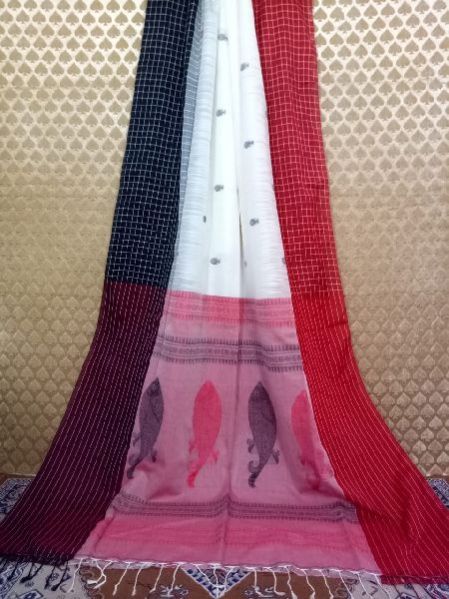 Ikkat Khadi Saree 01