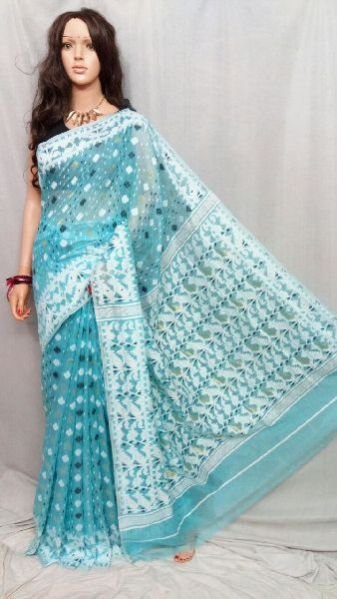 Khadi Jamdani Saree 01