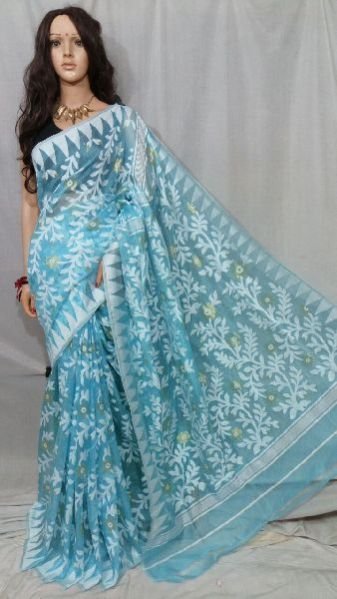 Khadi Jamdani Saree 03