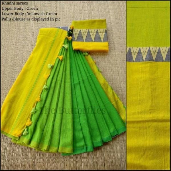 Khadi Madhyamoni Saree 02